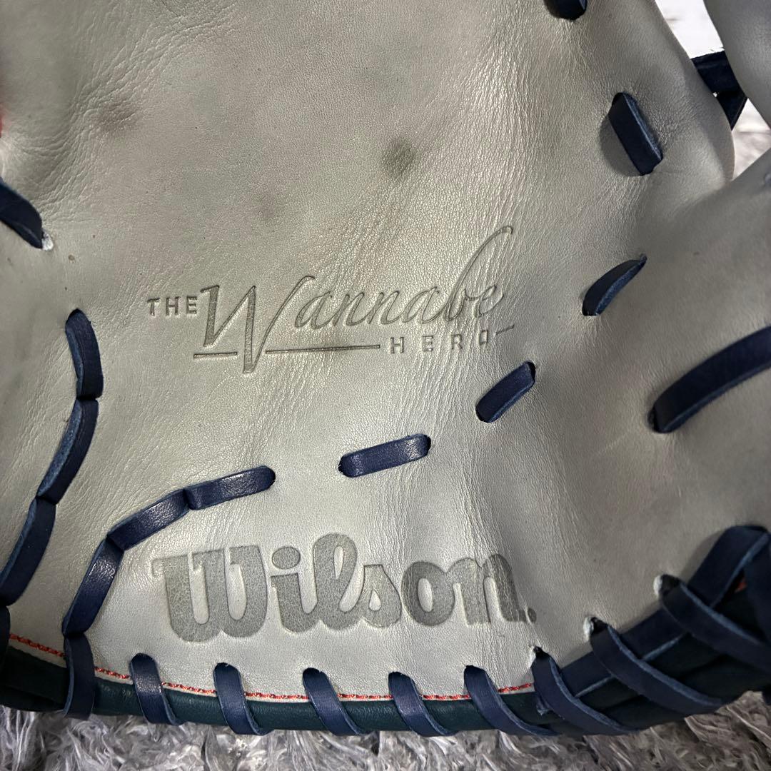 【未使用】Wilson ワナビーヒーロー DUAL 87型 軟式 内野手 左投げ