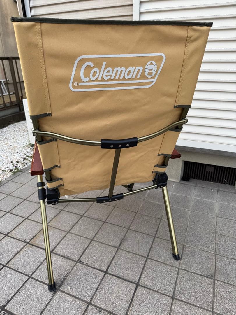 コールマン チェア レイチェア　3段階リクライニング式　ベージュ色①