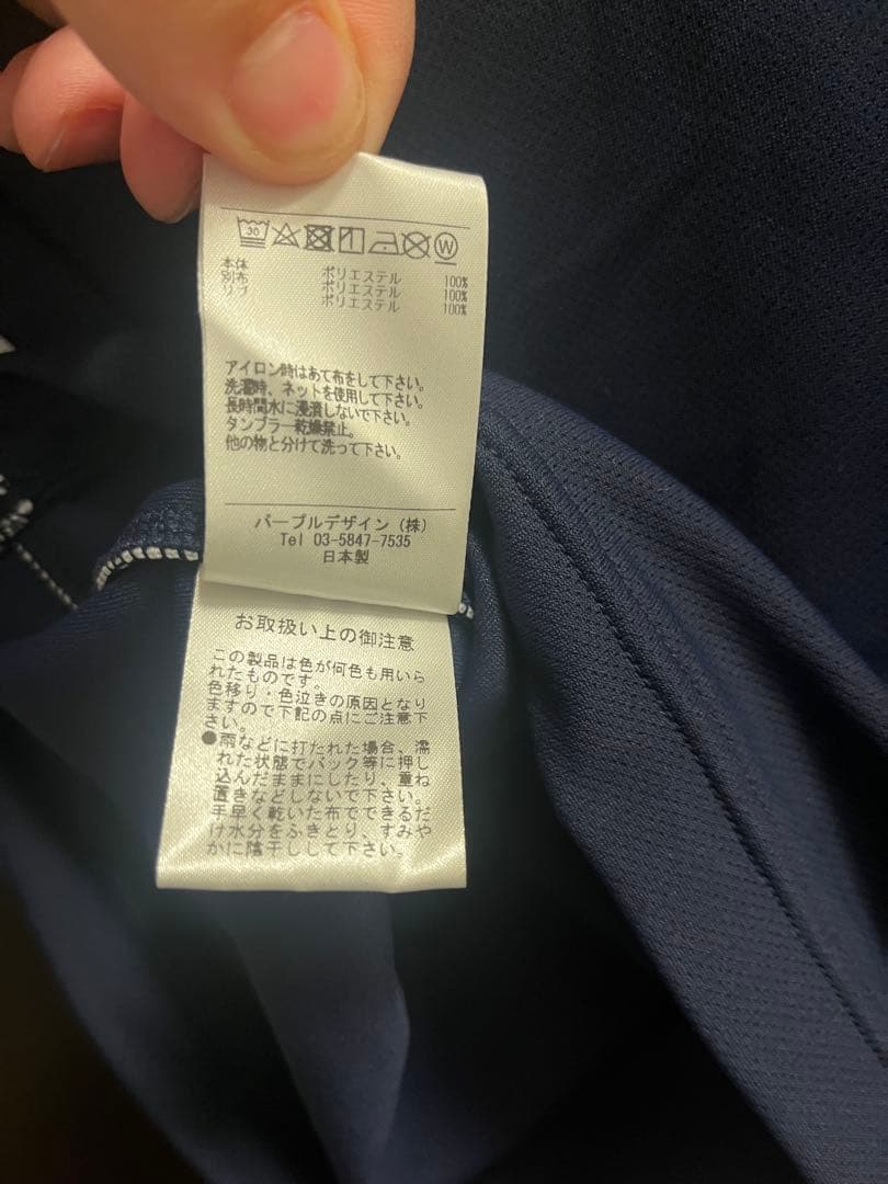 DECEMBERMAY ディセンバーメイ　半袖モックネックシャツ　M