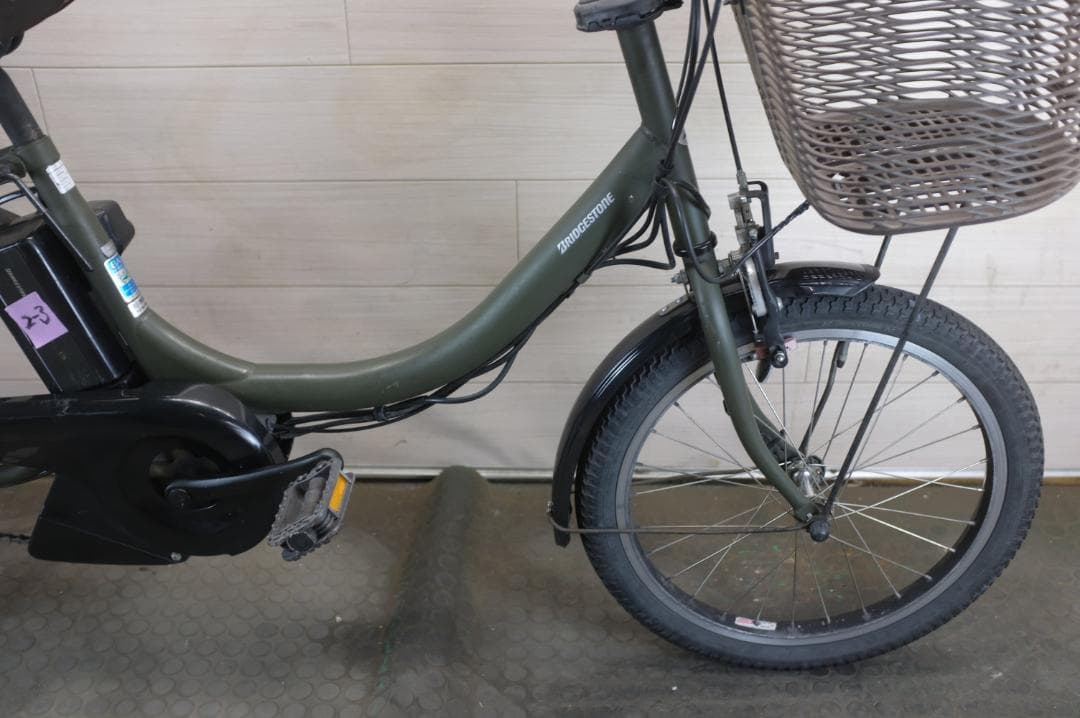 電動自転車BS アシスタ　20インチ　3段　8.7Ah（3点灯）充電器あり