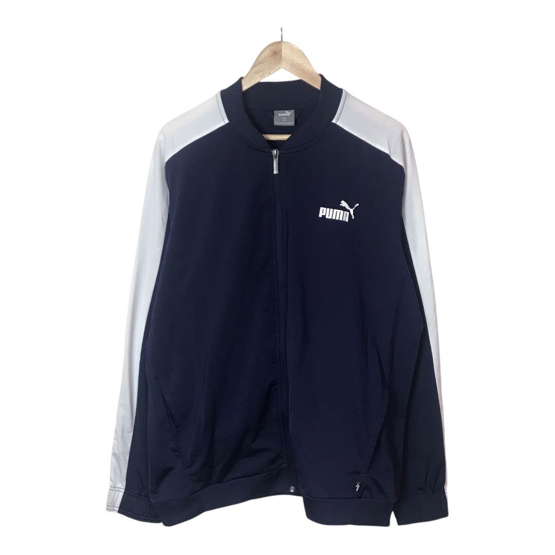 プーマ　ジャージ　上下セットアップ　ビッグサイズ　ワンポイント　ネイビー　XXL