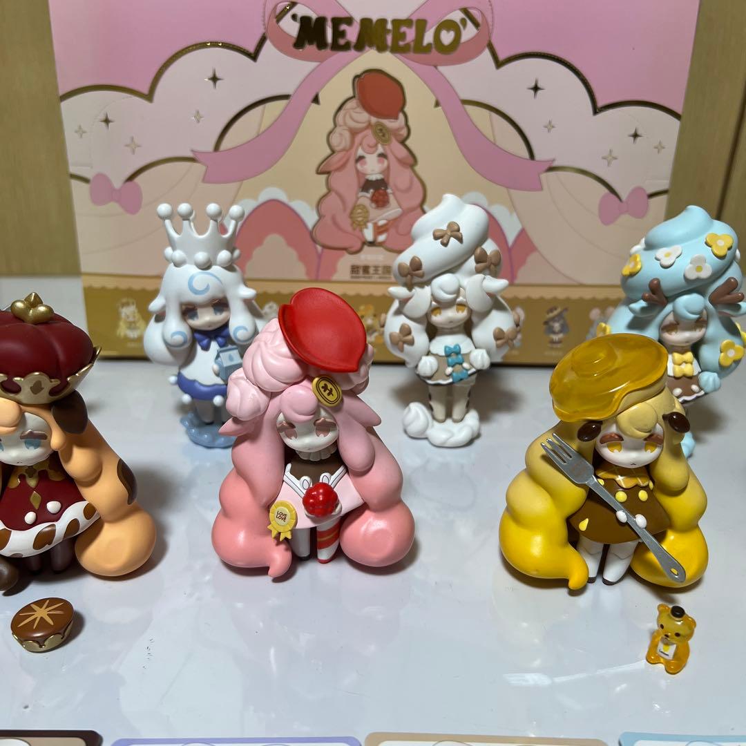 Memelo メメロ 甘い王国 フィギュア 9点 カード 箱あり