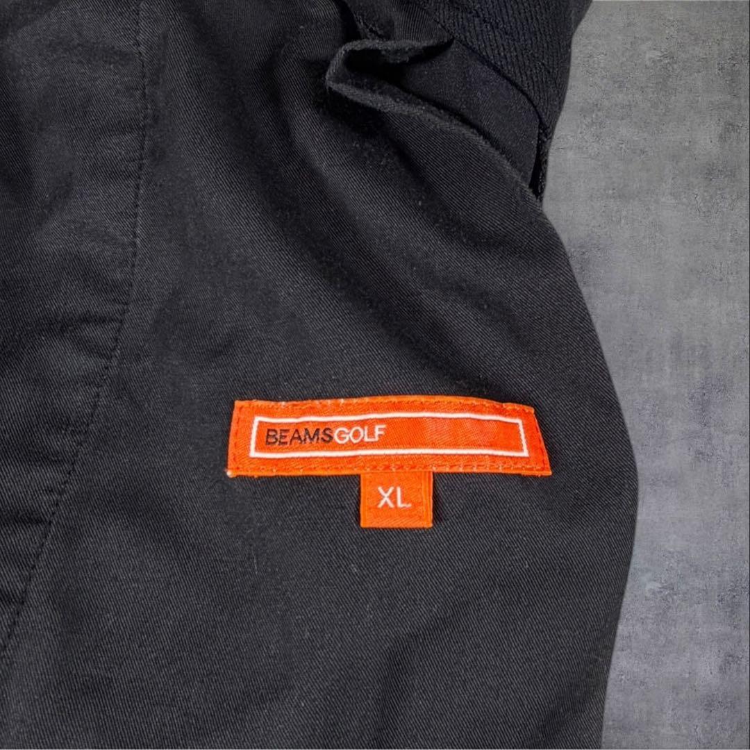 BEAMS GOLF ビームスゴルフ ストレッチ パンツ 裾ジップ 黒 XL
