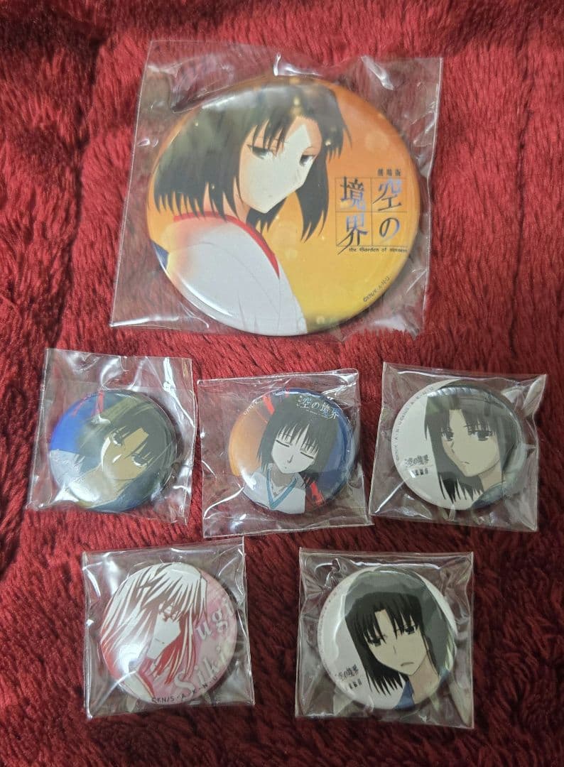 公*o様 空の境界 缶バッジ セット 両儀式 ufotable