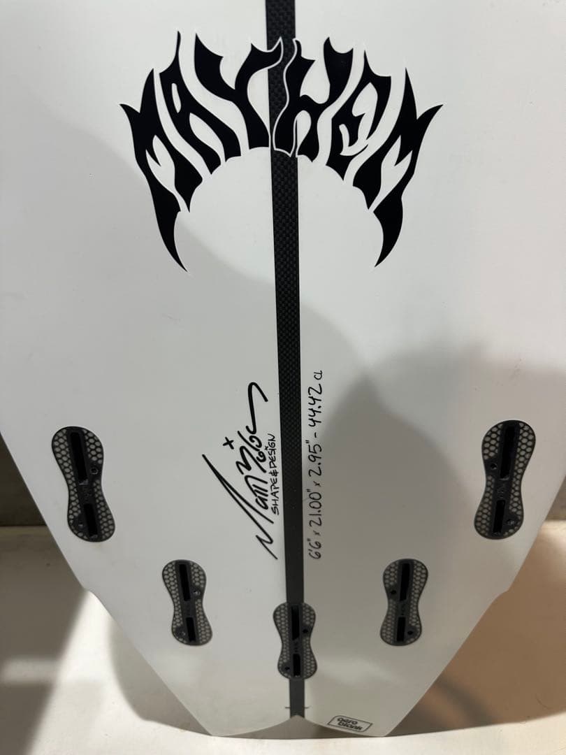 【HAYDEN fin・リーシュセット】PLACEBO Mayhem 6'6\"