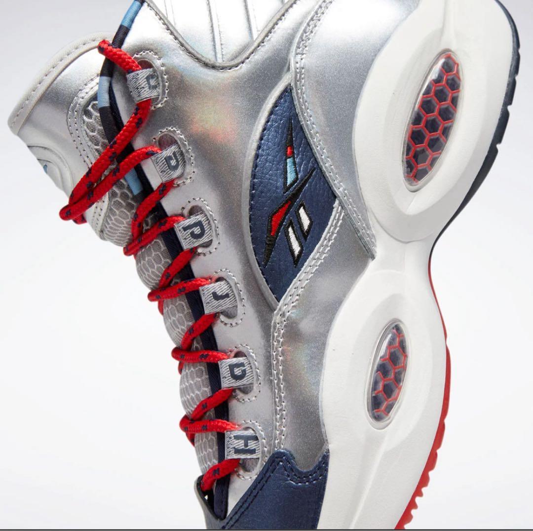 リーボック Reebok クエスチョンMid マットシルバーサイズ 23.5