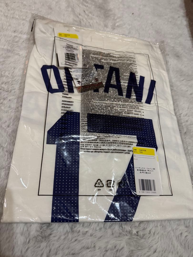 【新品・未開封】2025 MLB ドジャース 大谷翔平ナンバーTシャツ ホワイト