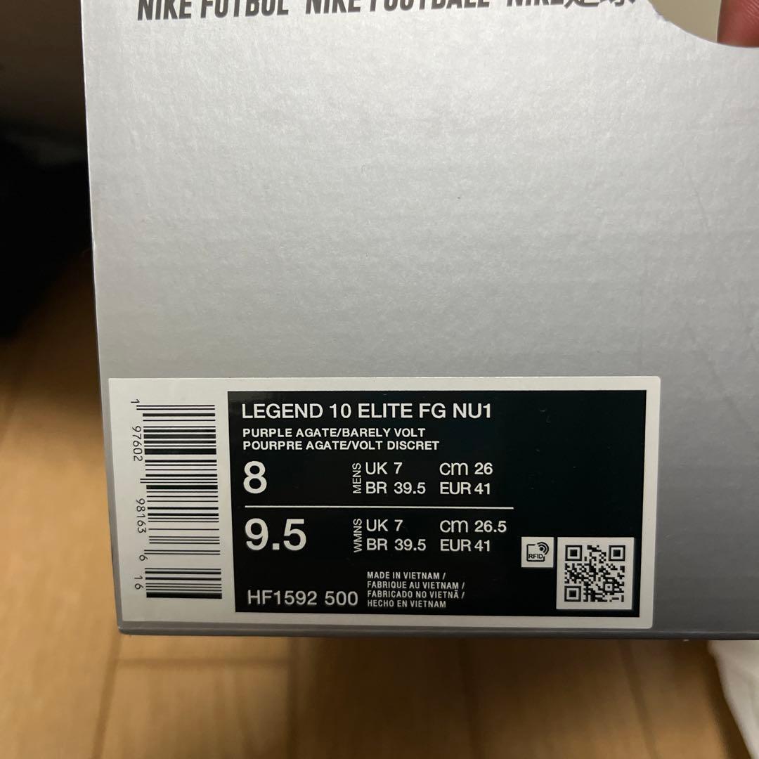 シューズ Nike Legend 10 Elite FG NU1 9.5
