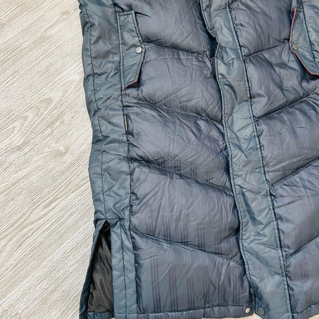 【訳ありですがかなりお得です】adidas アディダス　ベンチコート　紺　黒系