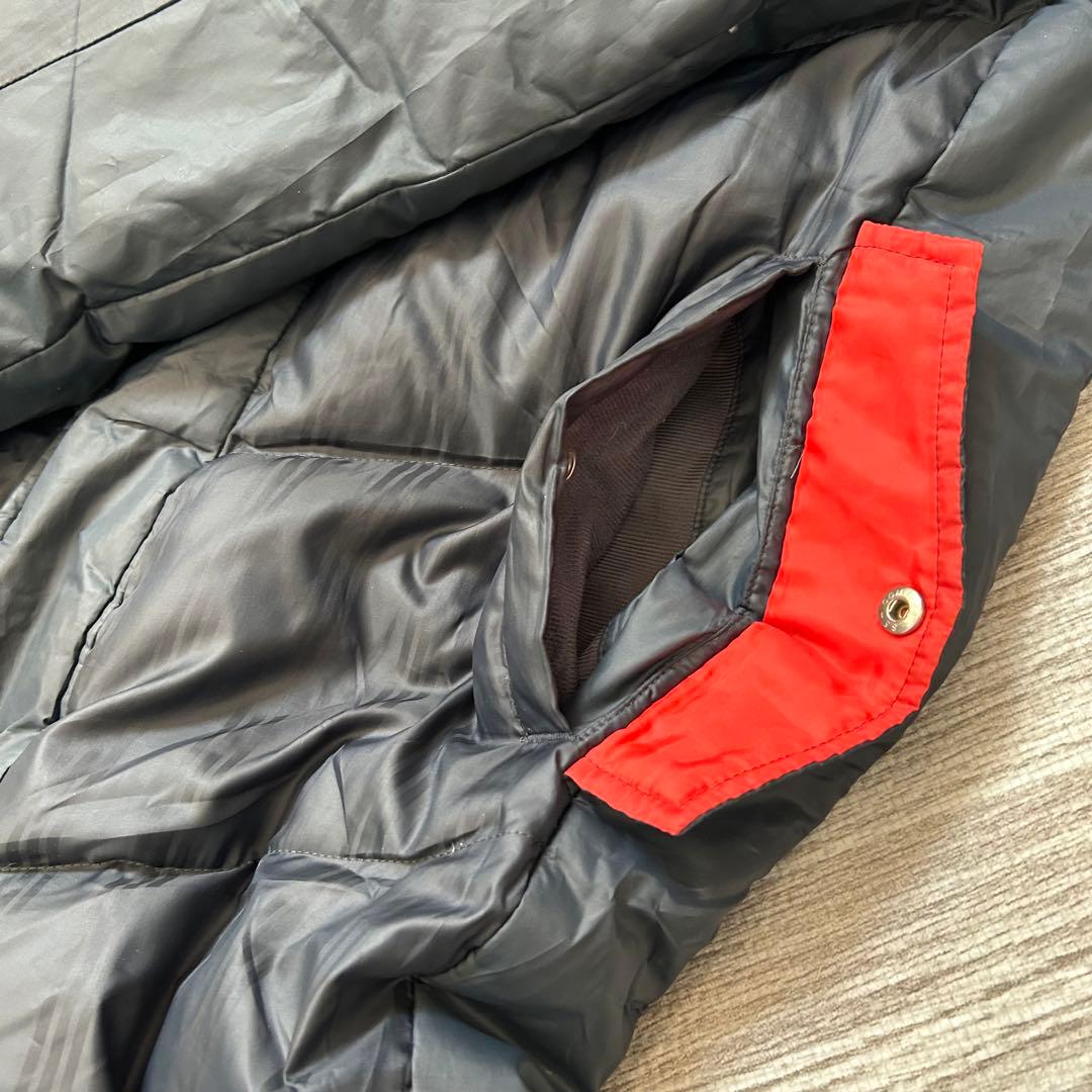 【訳ありですがかなりお得です】adidas アディダス　ベンチコート　紺　黒系
