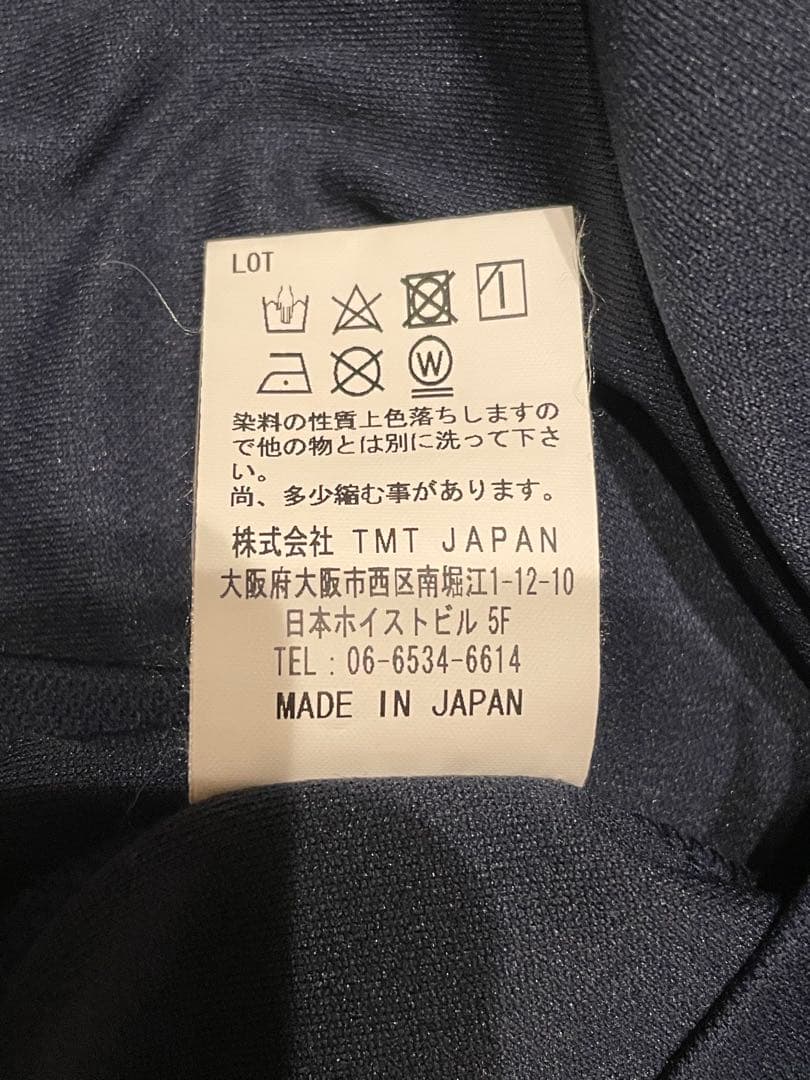 【美品】TMT.CLASSIC ネイビー ポロシャツ サイズL