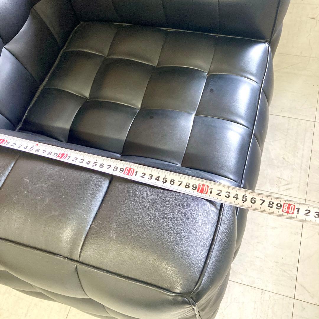 ソファ ダイニング レザー 1人掛け チェア ②