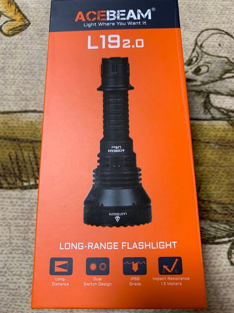 ACEBEAM L19 2.0 エースビーム オーライト スルーナイト LED