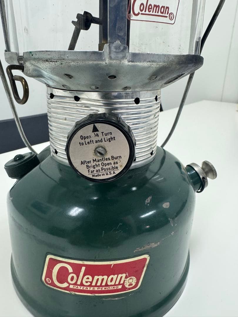 Coleman コールマン 220F ビンテージランタン PYREXグローブ
