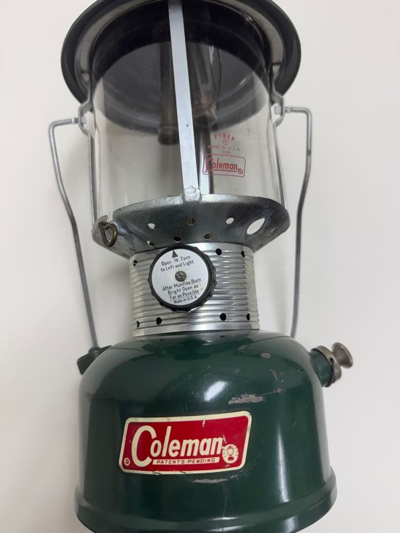 Coleman コールマン 220F ビンテージランタン PYREXグローブ