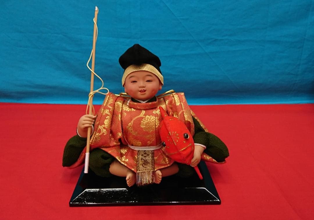 稚児恵比寿 ちごえびす 西陣織/極上本頭 贈答品/記念品 スキヨ人形研究所