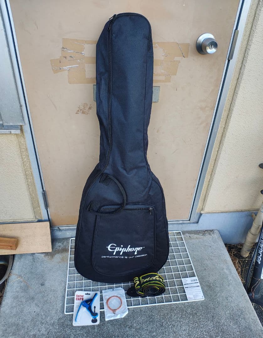 美品 Epiphone DR-100 NA コンタクトPU✕２個搭載 エレアコ