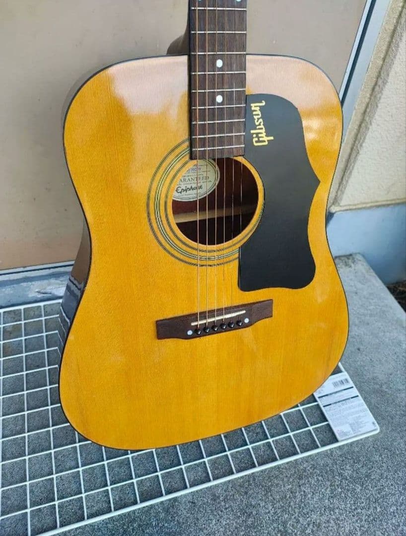 美品 Epiphone DR-100 NA コンタクトPU✕２個搭載 エレアコ