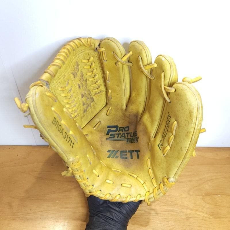 ZETT ゼット 日本製 プロステイタス RNT 旧ラベル 投手用 軟式グローブ