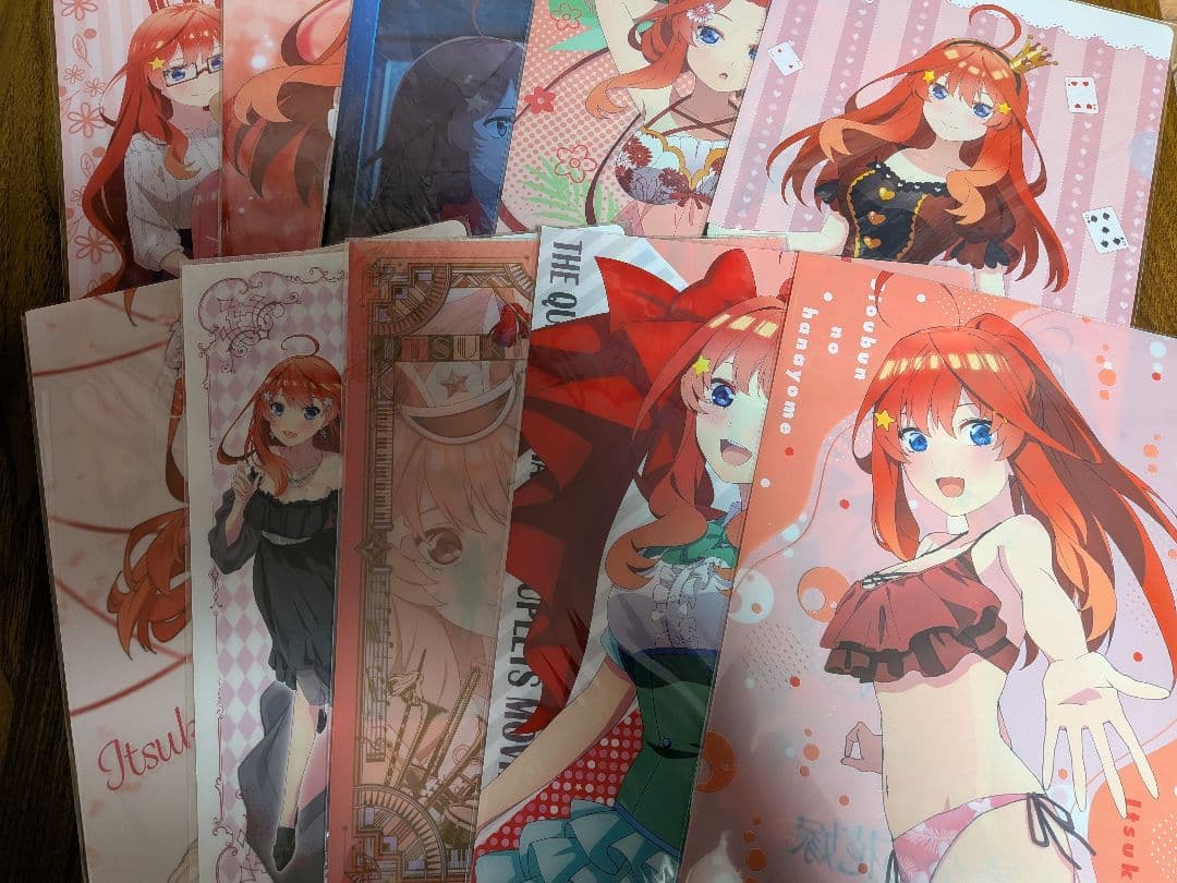 五等分の花嫁 中野五月 クリアファイルセット おまけ付