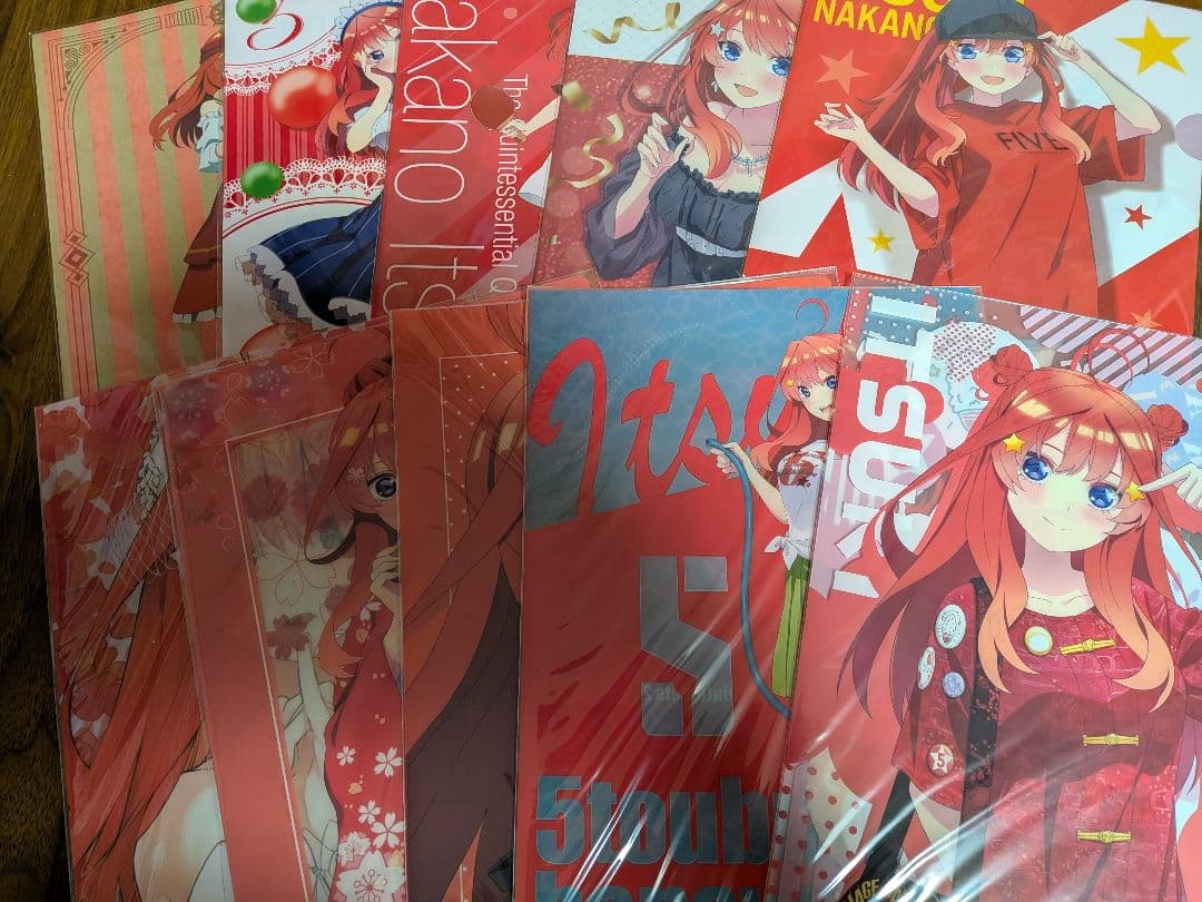 五等分の花嫁 中野五月 クリアファイルセット おまけ付
