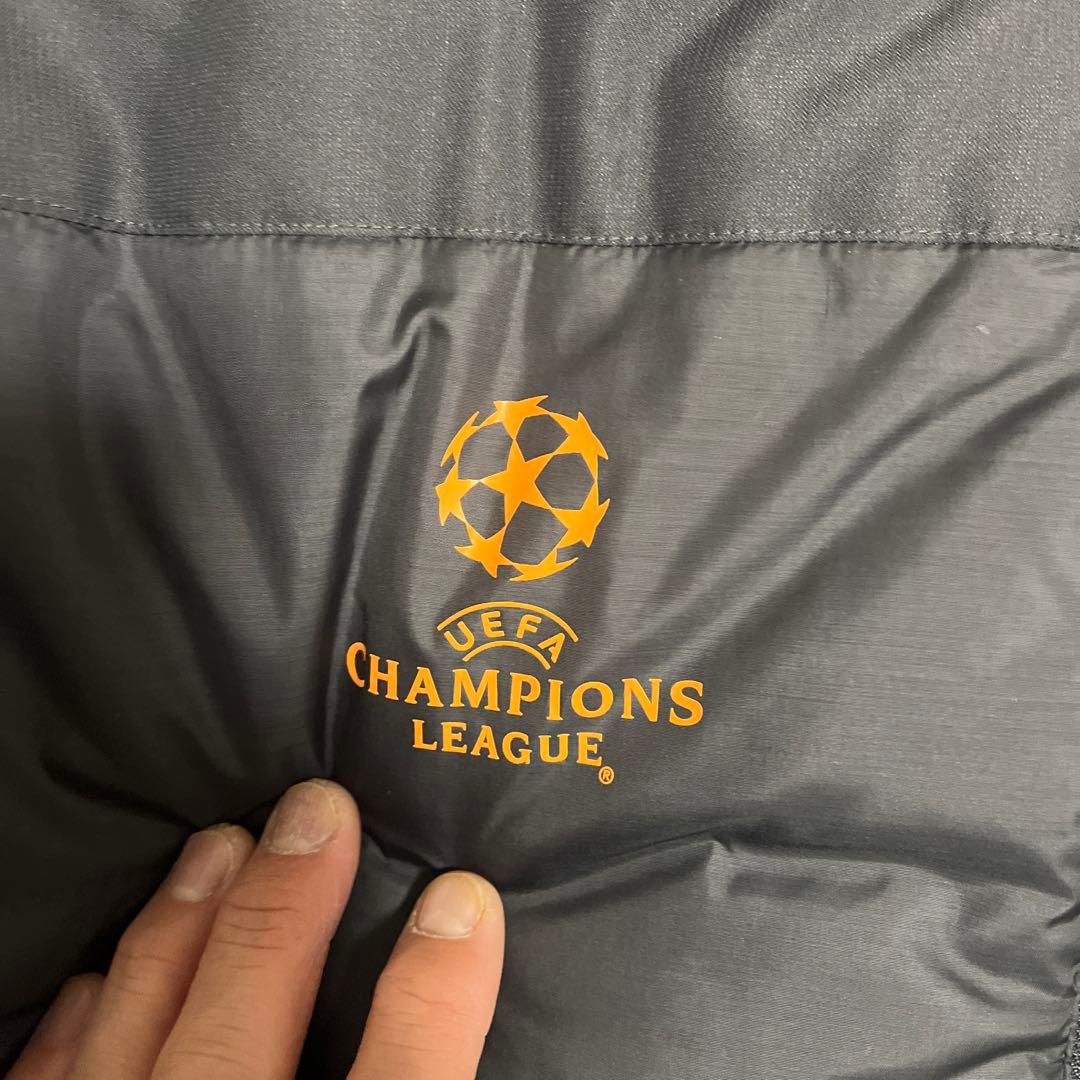 adidas アディダス レアル・マドリード ハーフベンチコート サイズXO