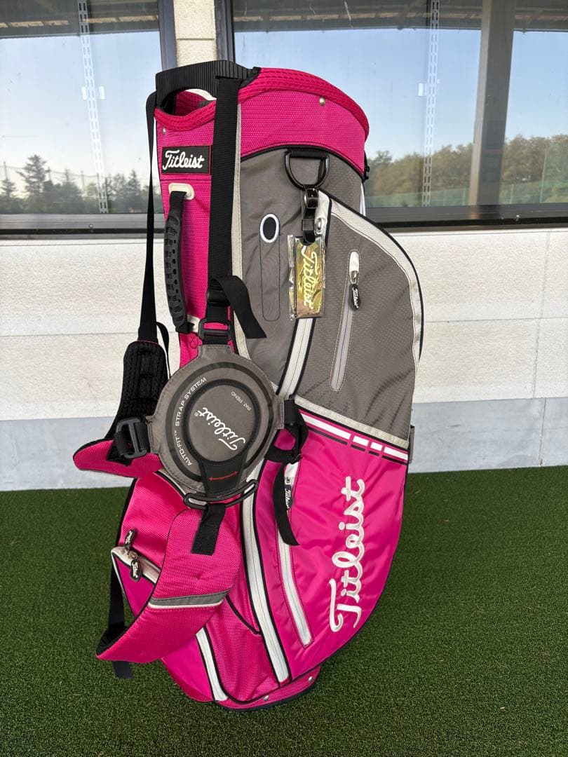 Titleist スタンドキャディバック　ピンク　中古美品