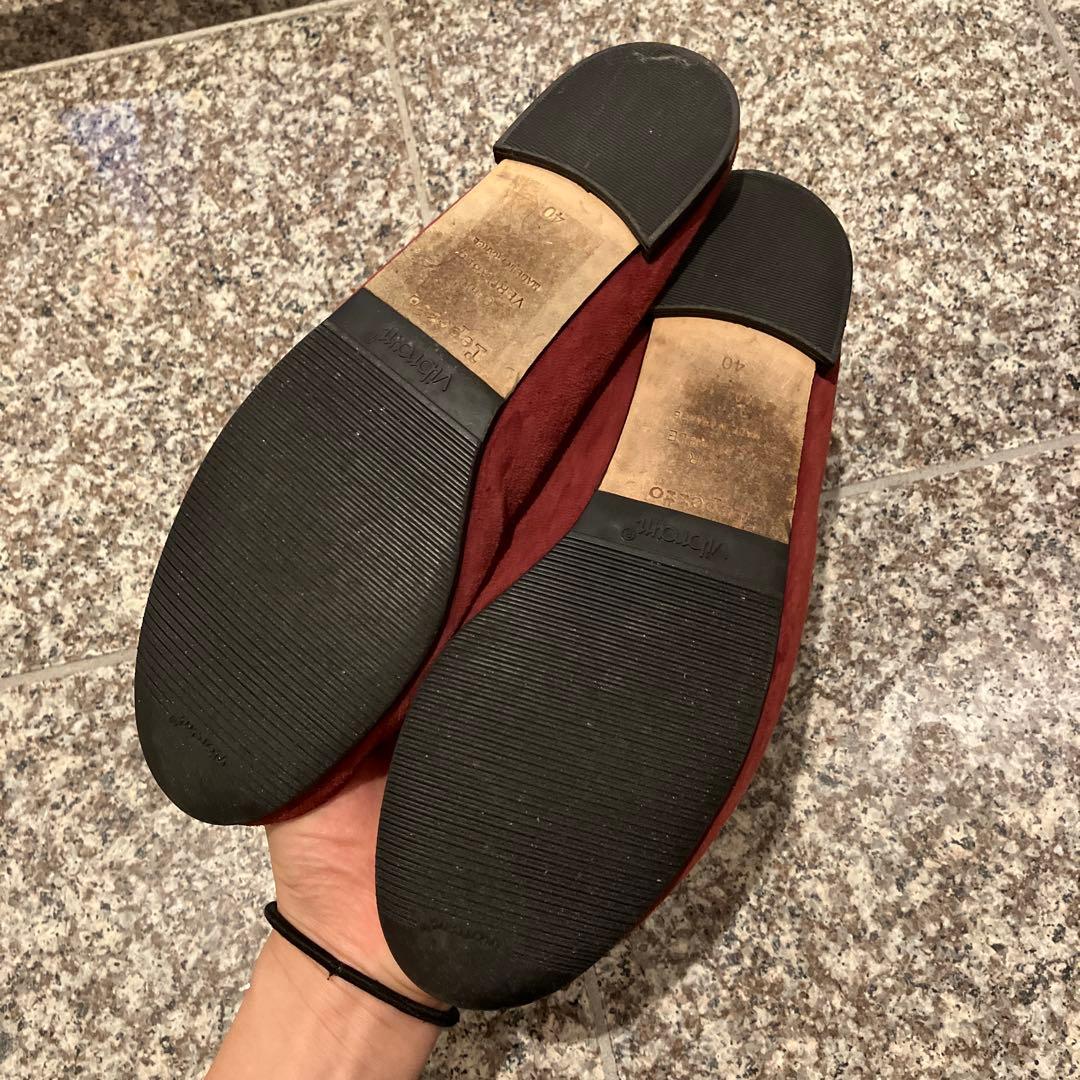 裏張り済み　repetto(レペット)バレエシューズ　40サイズ