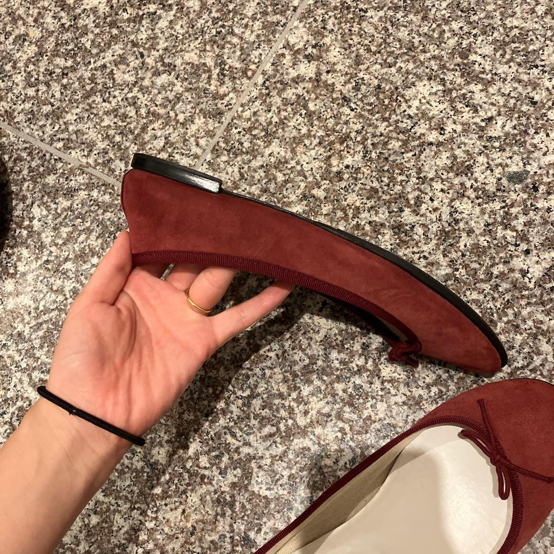 裏張り済み　repetto(レペット)バレエシューズ　40サイズ