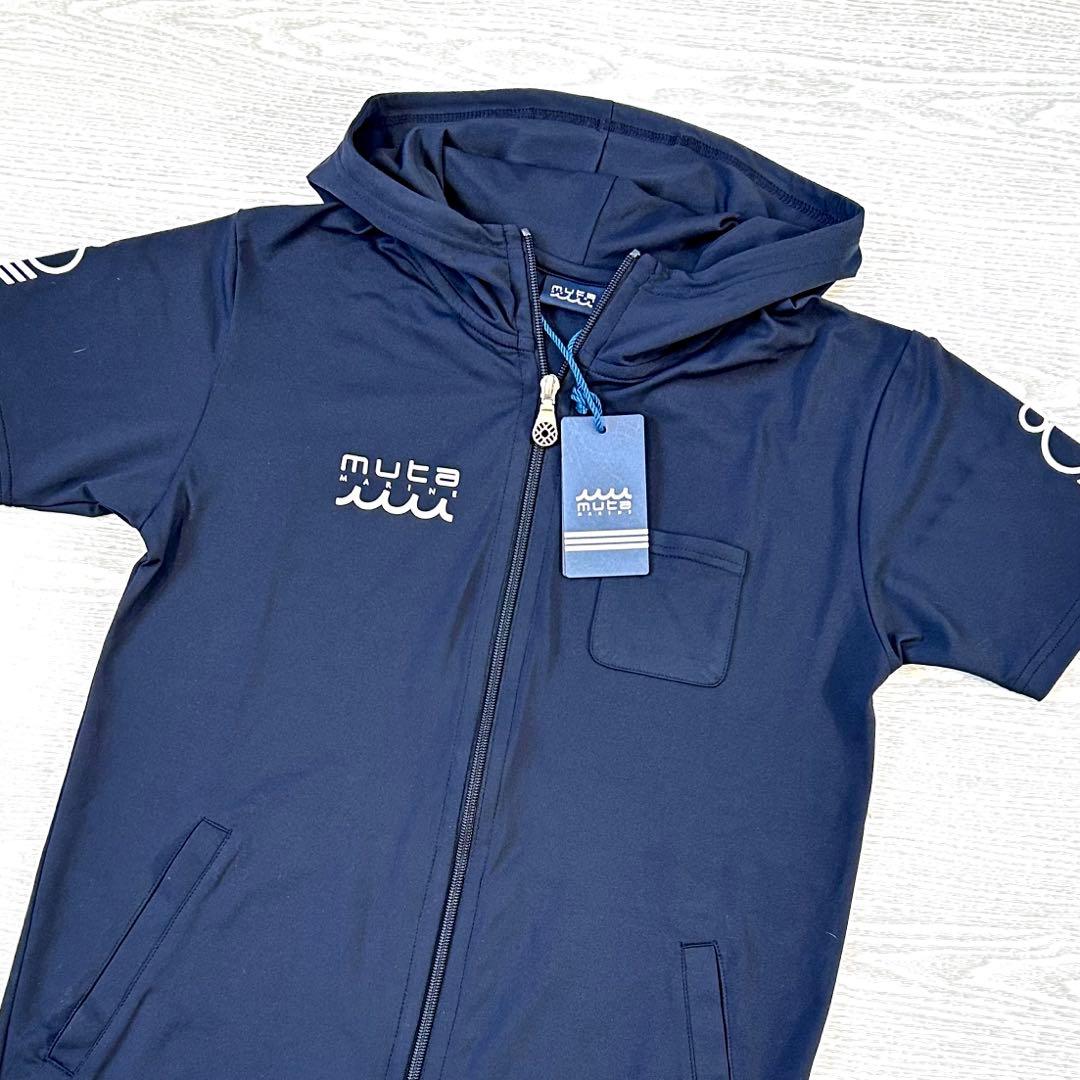 新品 muta marine ムータマリン ラッシュ フルジップ パーカー