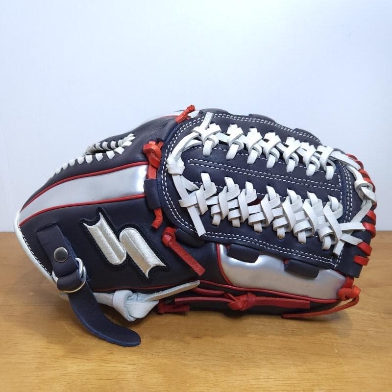 SSK エエヤンストリーム 限定モデル シルバーエナメル 良品 軟式グローブ