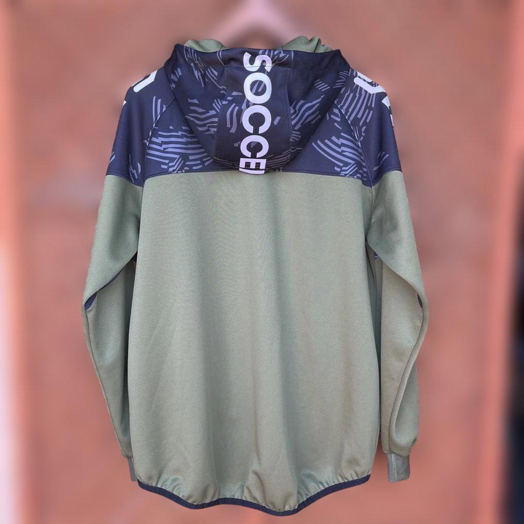 綺麗　soccer junky ジャンキー　フード付き　ジップアップパーカー　M