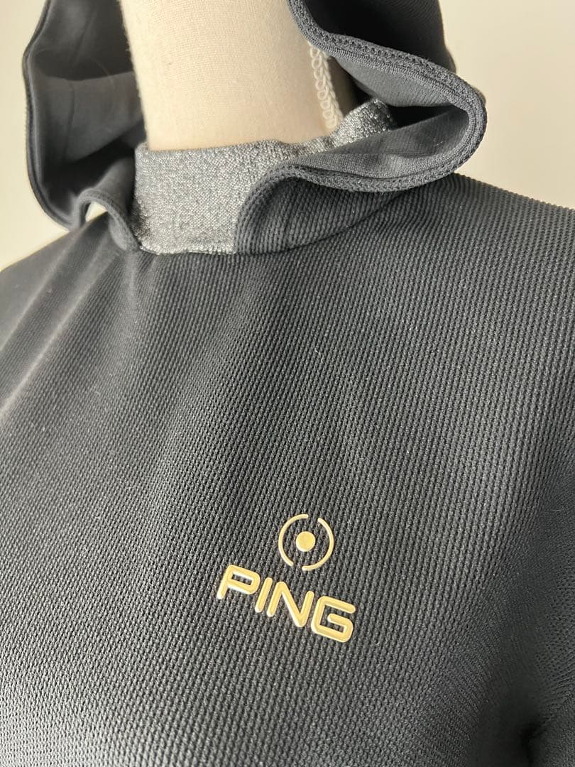 PING ブラックフードトップス　直営店限定