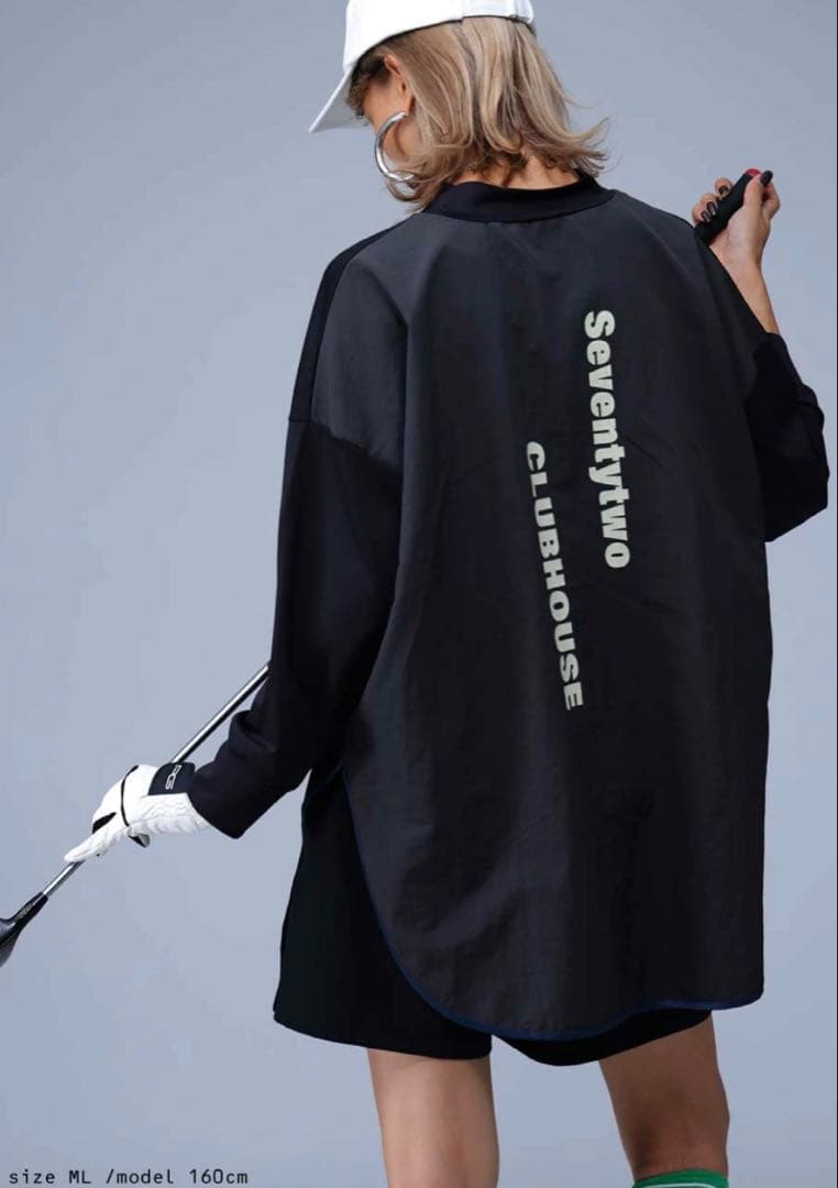 新品！ANTIQUA GOLF×STCH 異素材 トップス ユニセックス