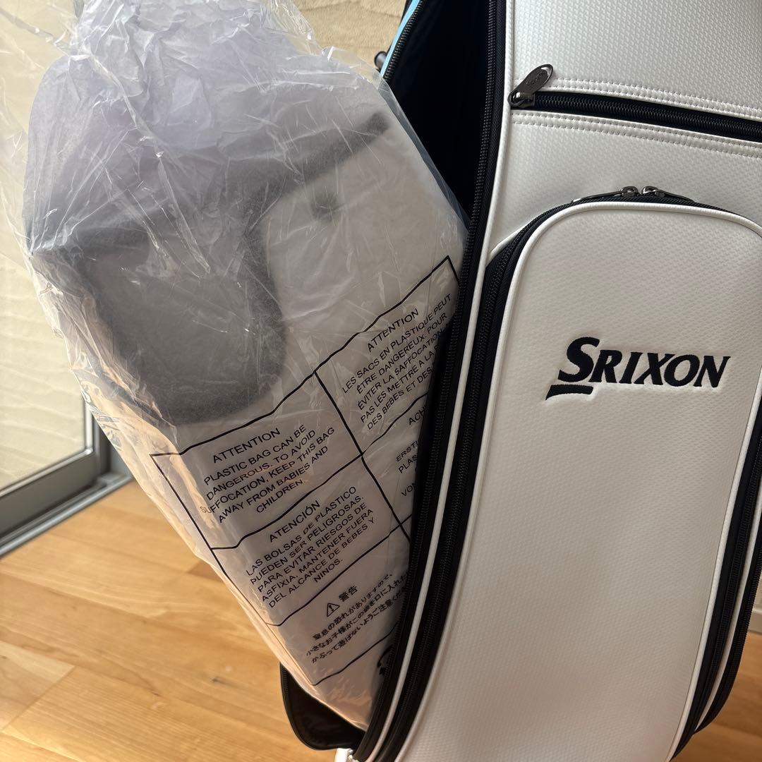 Srixon ゴルフバッグ・キャディバッグ ホワイト・ブルー