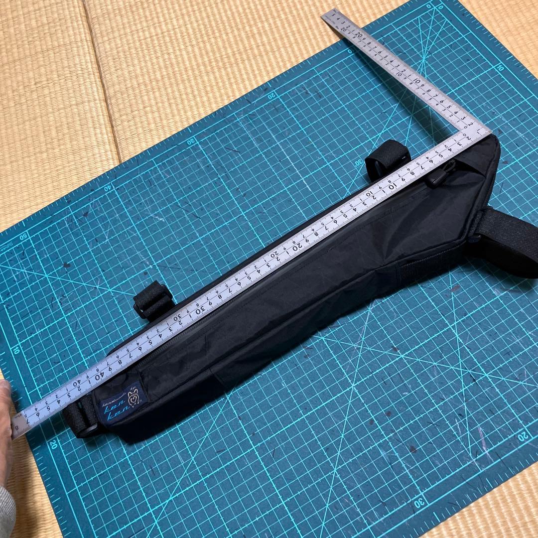 ハンドメイドフレームバッグ　X-PACブラック 42cm