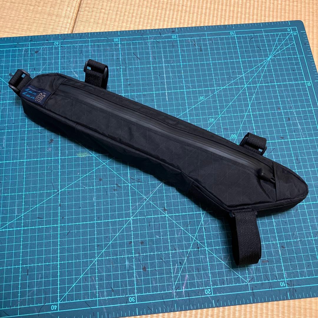 ハンドメイドフレームバッグ　X-PACブラック 42cm