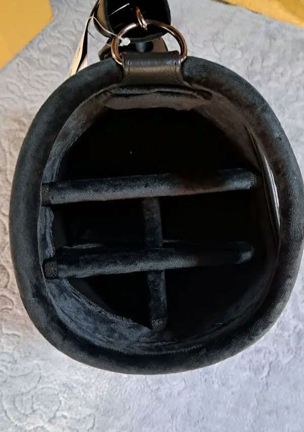 新品・未使用 Piretti キャディバッグ 黒/赤 ピレッティ