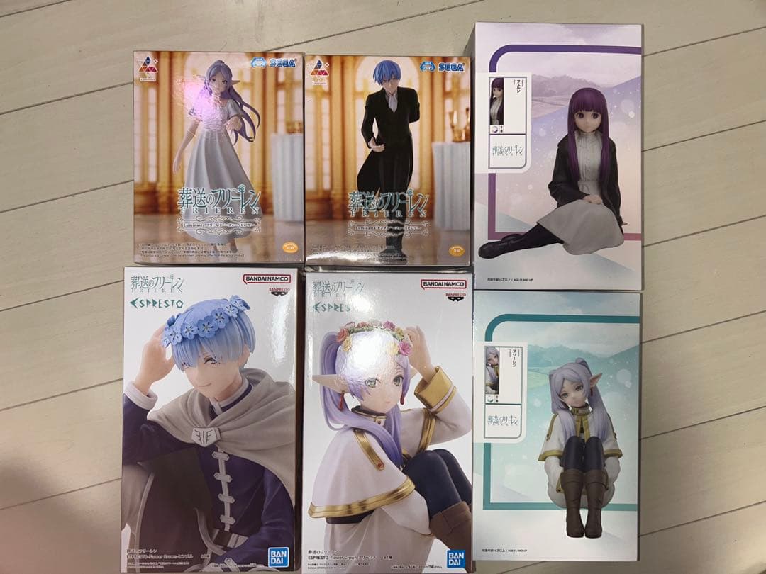 大人気　葬送のフリーレン ESPRESTO等　フィギュア　6体セット