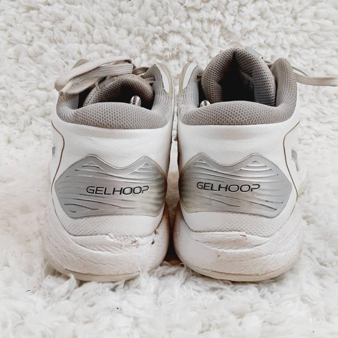 美品26㎝◎asics アシックス GELHOOP V15 ゲルフープV15 白