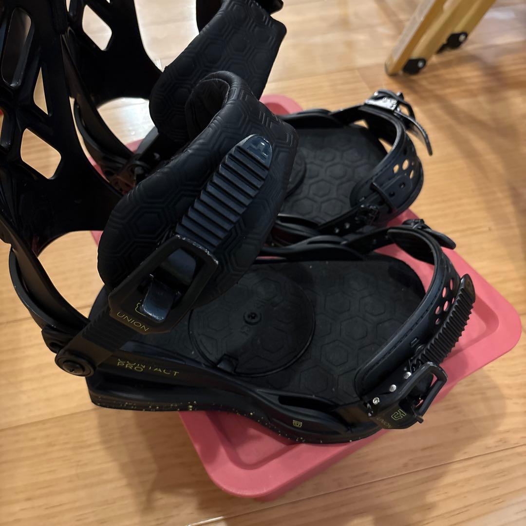 UNION スノーボードビンディング M ブラック CONTACTPro