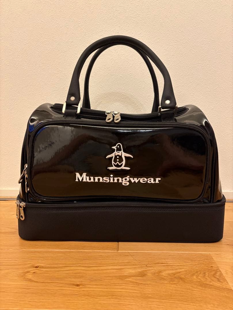 値段交渉可‼︎再度値下実施‼︎ 美品‼︎Munsingwear ボストンバッグ 黒