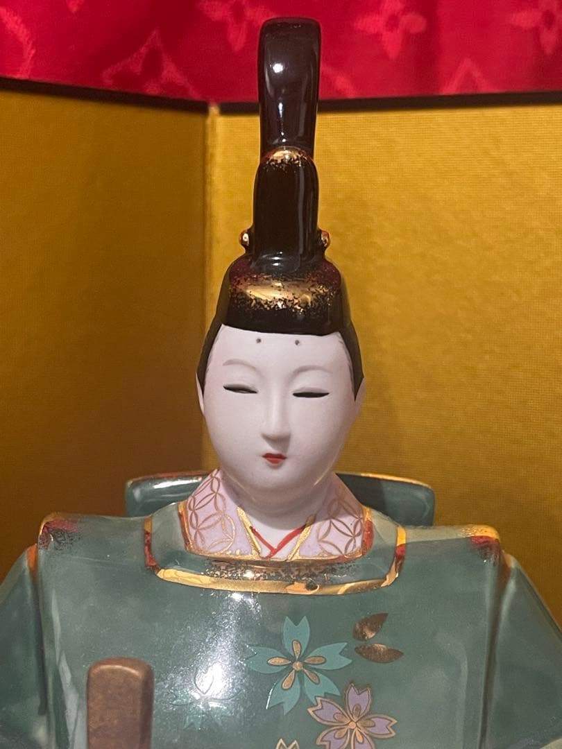 陶器製　雛人形セット