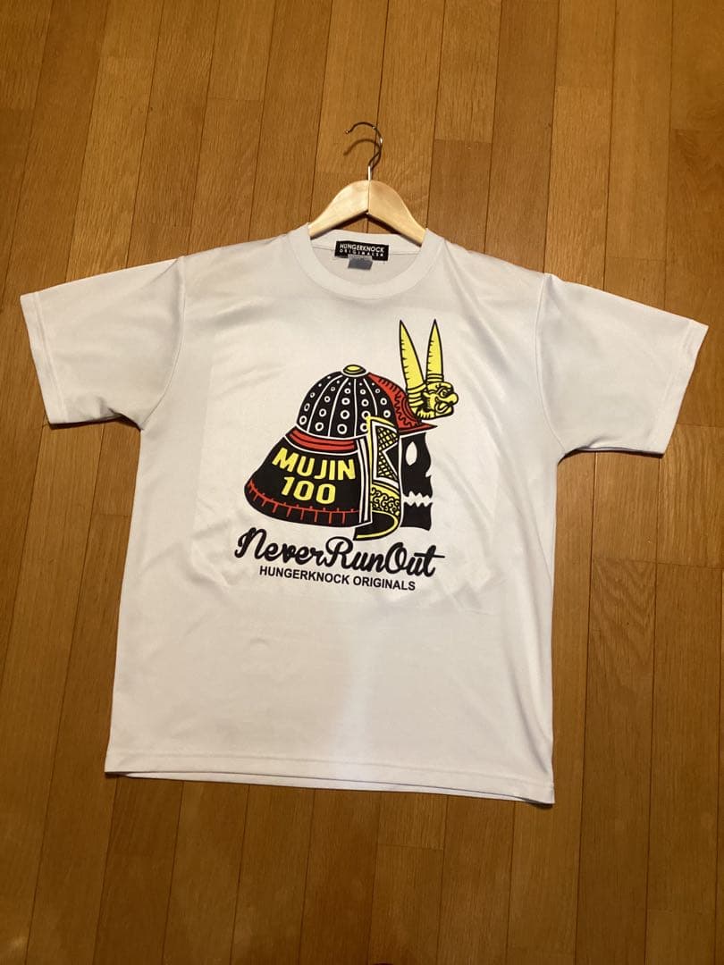 HUNGERKNOCK ハンガーノック 兜MUJIN100 半袖Tシャツ L