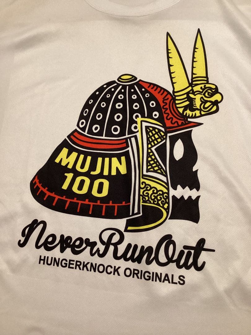 HUNGERKNOCK ハンガーノック 兜MUJIN100 半袖Tシャツ L