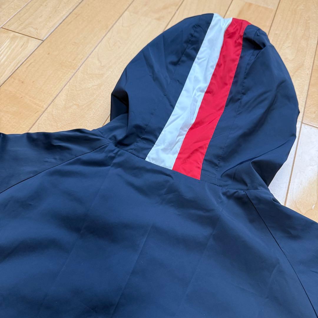 【美品】 トミーヒルフィガー ゴルフ ウィンドブレーカー ジャケット 紺 L