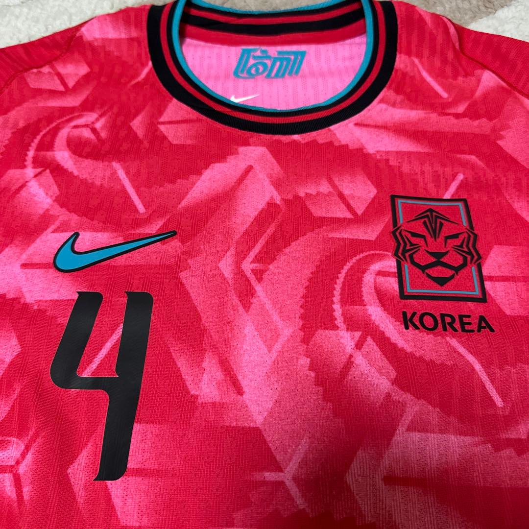 【現地購入新品タグ付き】サッカー韓国代表 キムミンジェ 公式ユニフォーム