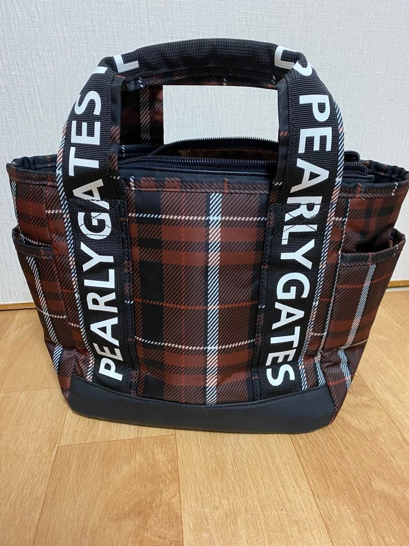 PEARLY GATES チェック柄 カートバッグ