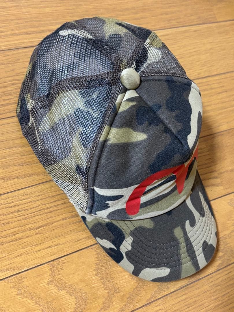 エヴィスEVISU SOUL 迷彩柄 キャップ 赤カモメ フリーサイズ 道楽