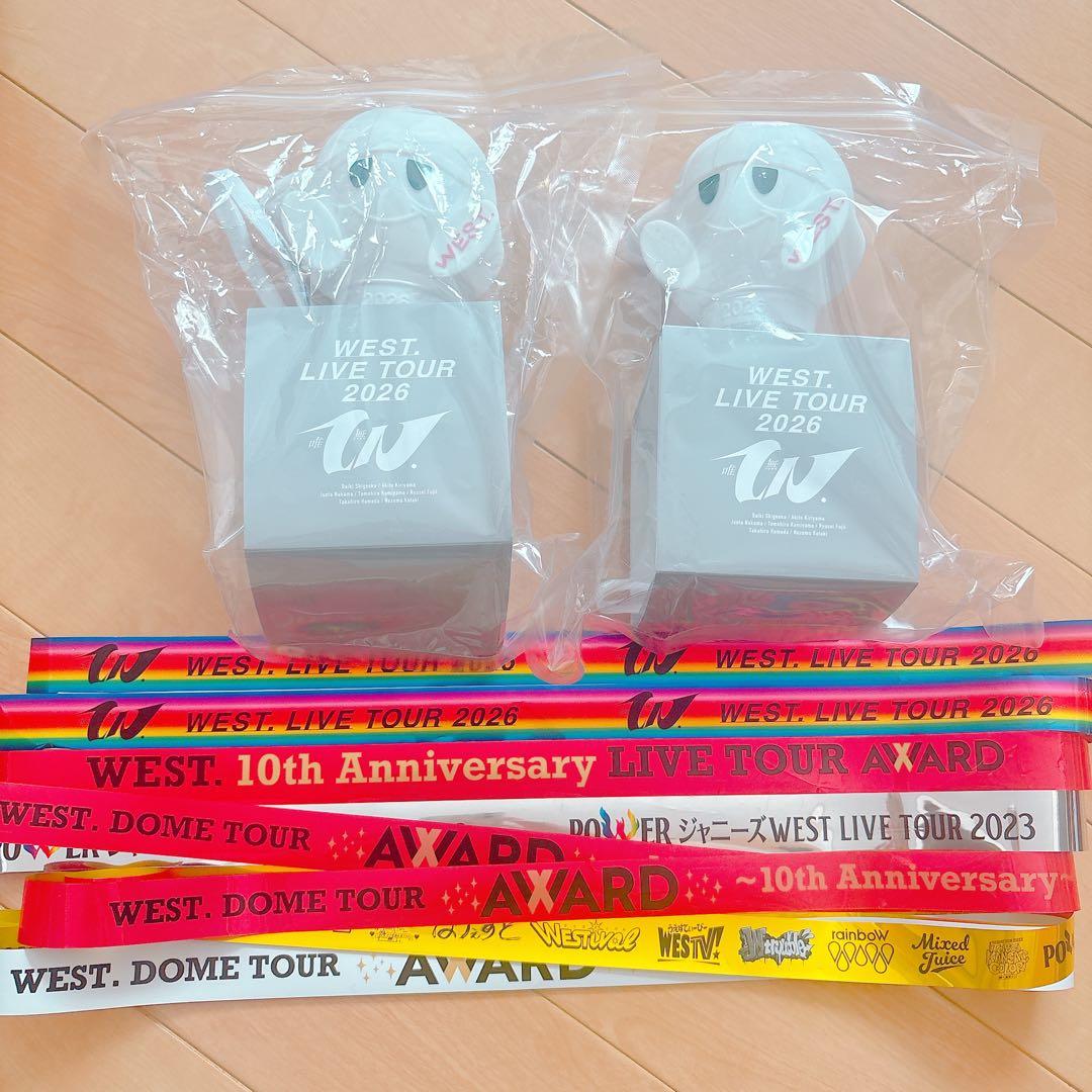 WEST. 唯一無二 ペンライト 銀テープ AWARD POWER